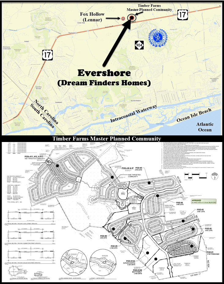Evershore in Ocean Isle Beach by Dream Finders Homes